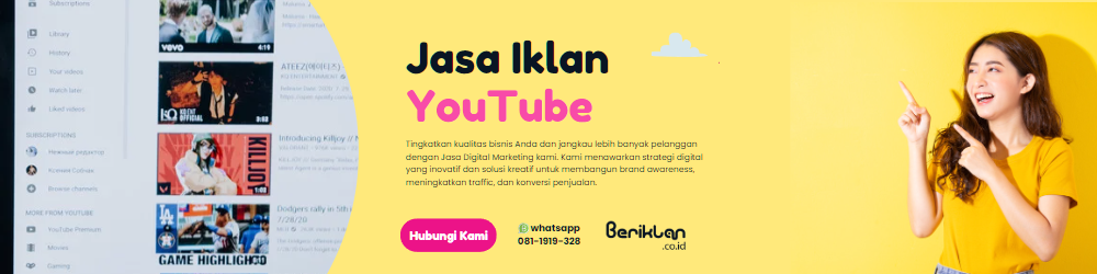 Pasang Iklan Youtube Bandung